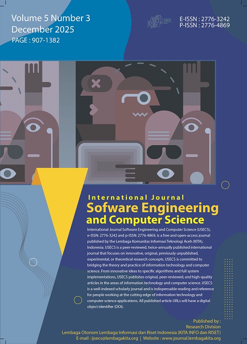 Front Cover IJSECS VOLUME 5 NOMOR 3 DESEMBER 2025